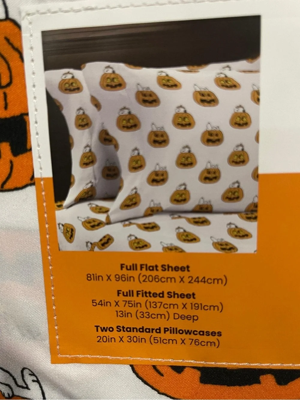 Halloween Peanuts Full Sheet Set - The Great Pumpkin Sheet Set